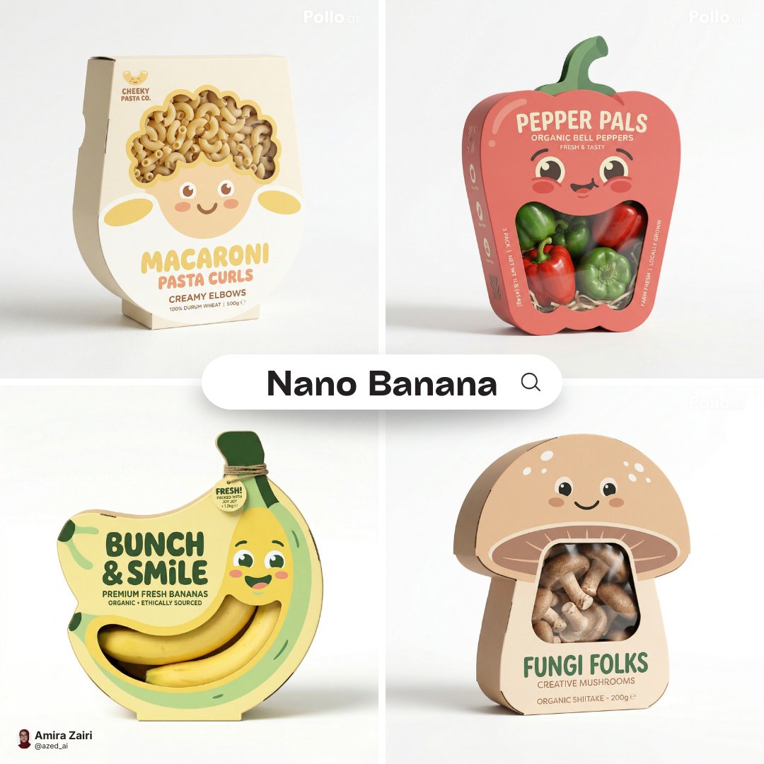 Playful designer packaging for [product name], creative box s...