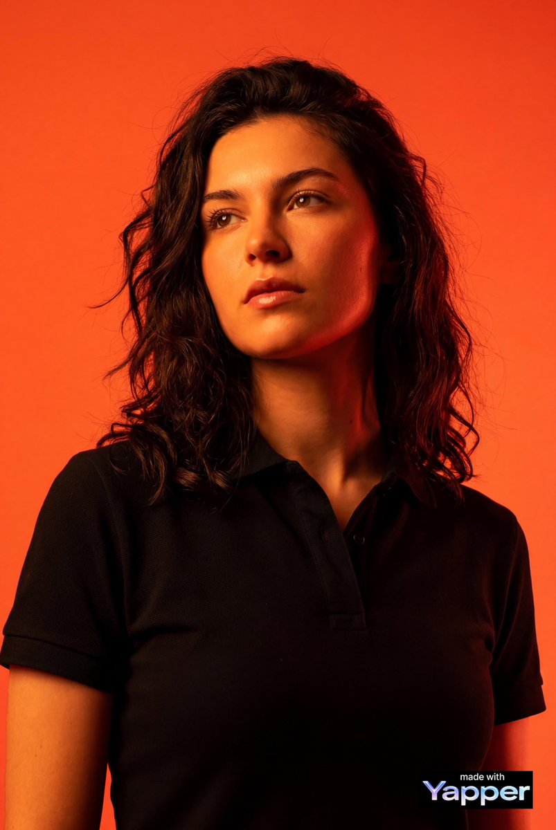 Create a high impact editorial studio portrait using the pers...