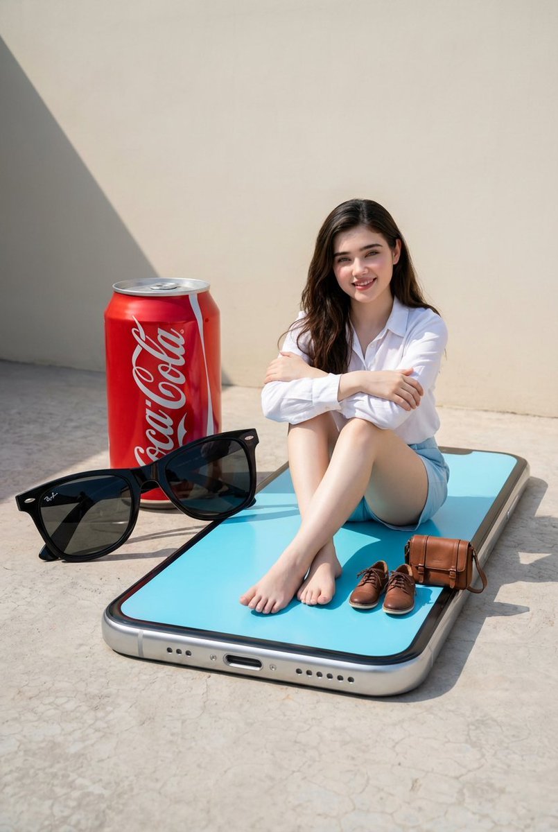 A hyper realistic 8k photograph captures a surreal outdoor sc...