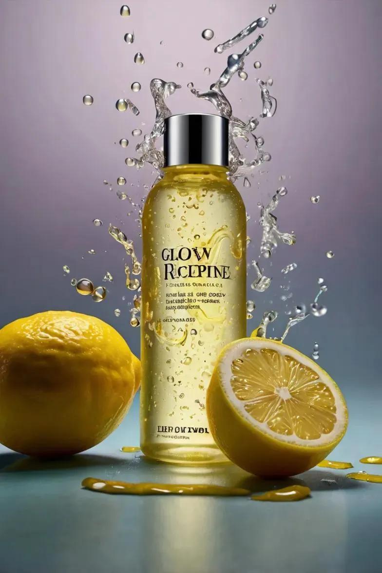 Ultra realistic skincare advertising photography featuring a...