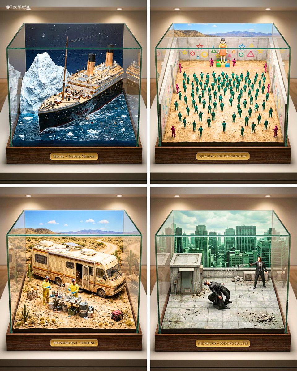 Ultra detailed large scale miniature diorama of the [ICONIC S...