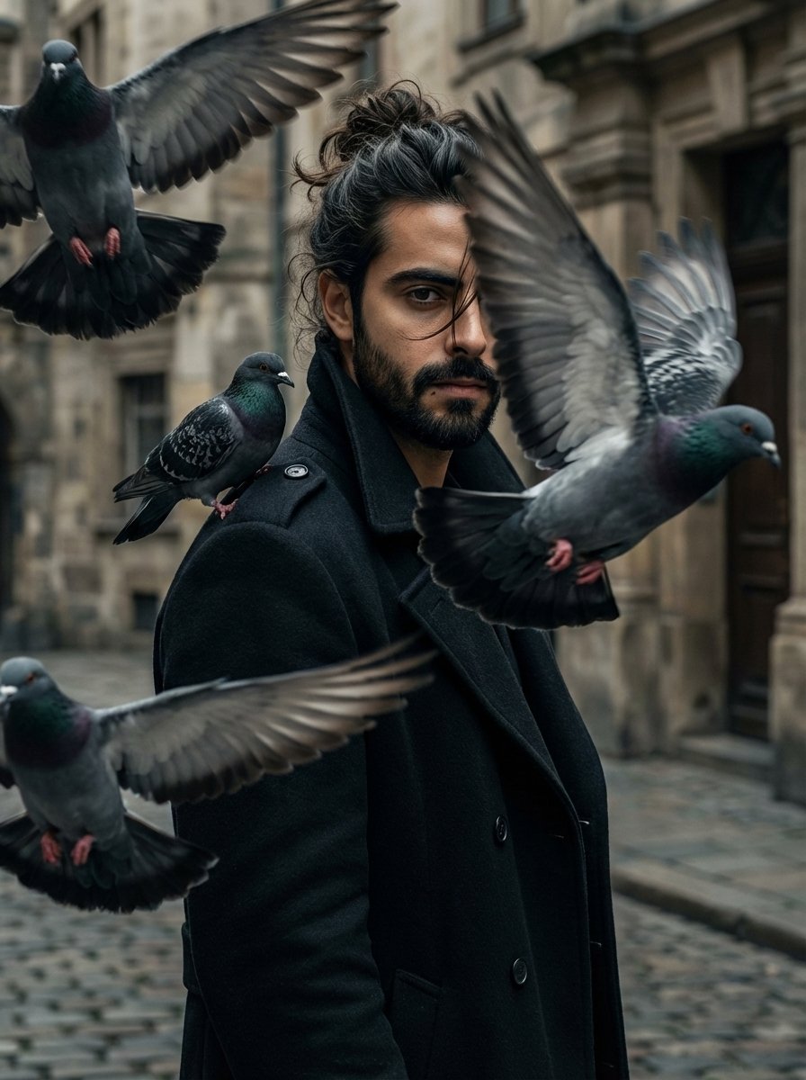 48k Hyper realistic, A cinematic portrait of a young man(keep...