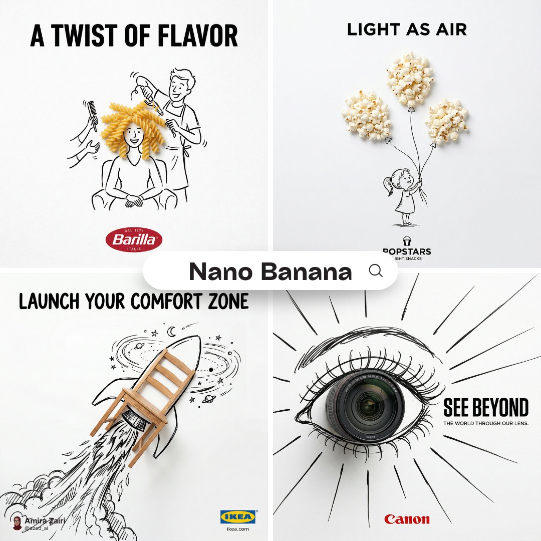 A minimalist and creative advertisement set on a pure white b...