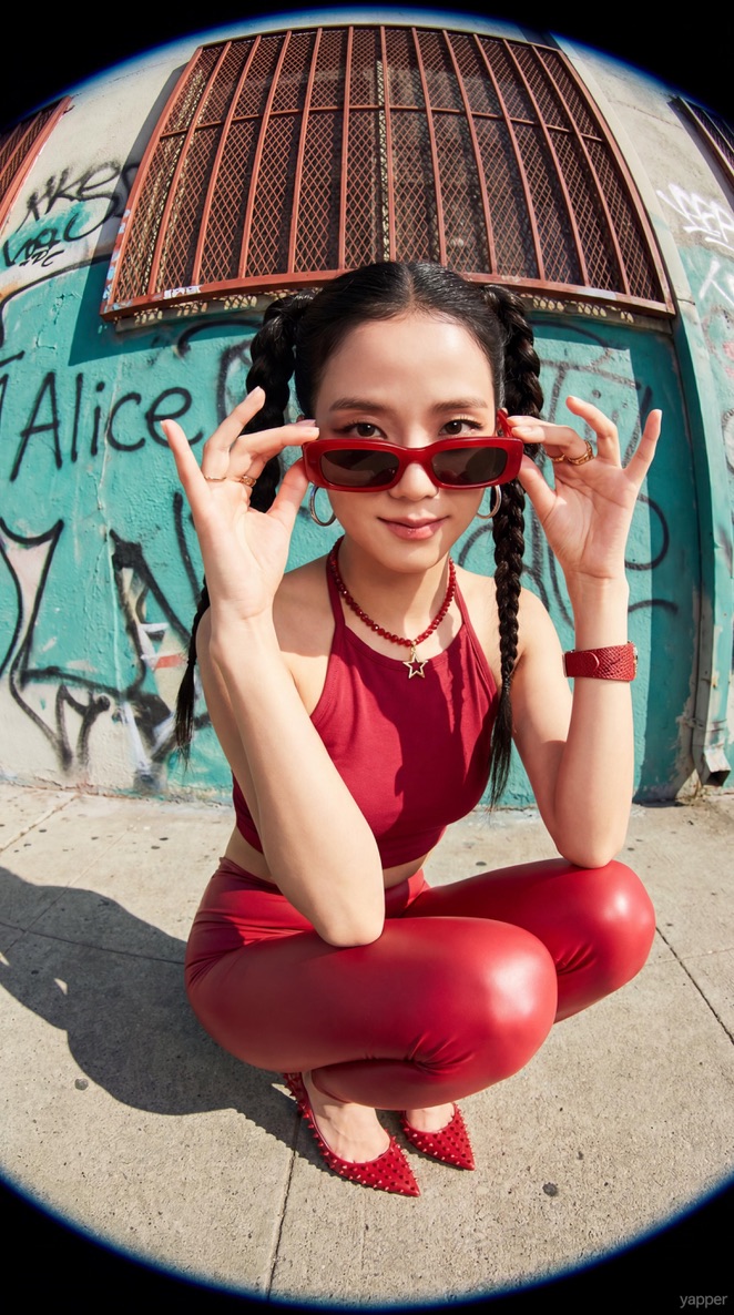 Generate a highly detailed, photorealistic 8K streetwear fash...