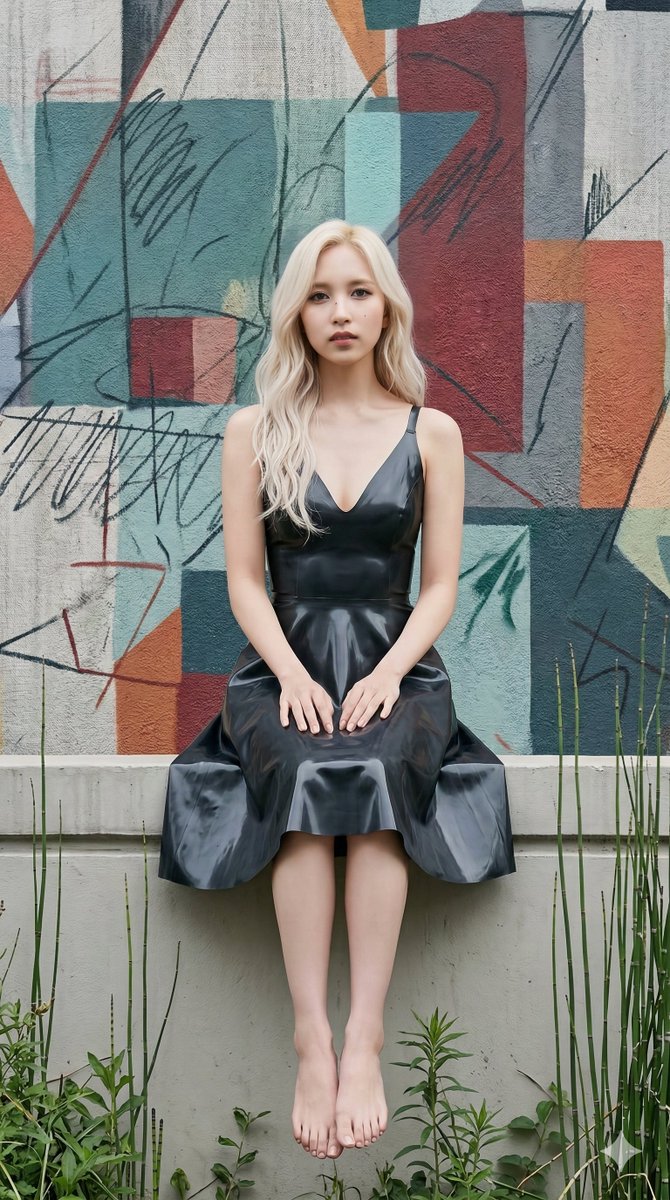 "subject and pose": "Mina from TWICE, a beautiful Japanese wo...