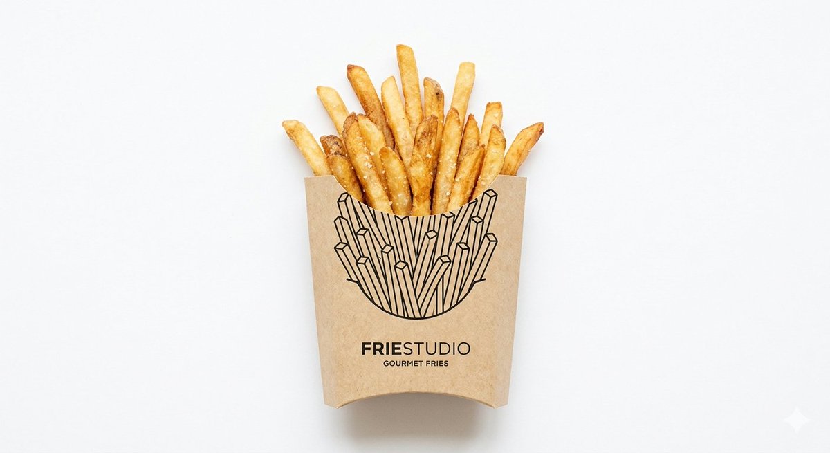 minimal studio shot on pure white background, real [Food Name...