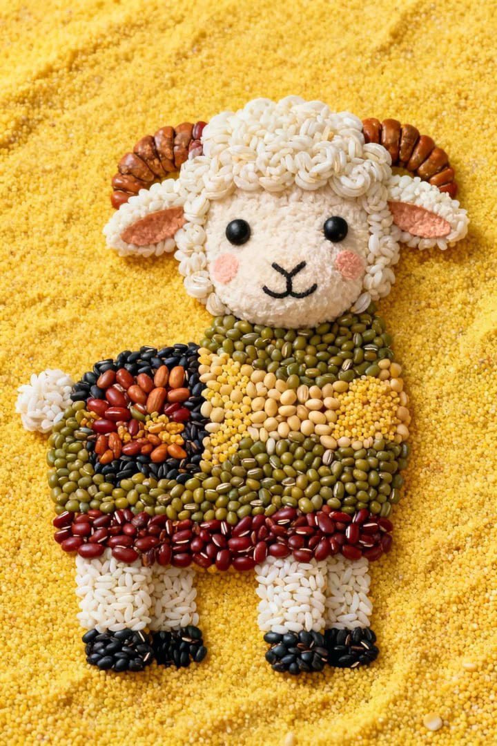 A masterpiece by a world renowned master of grain painting, i...