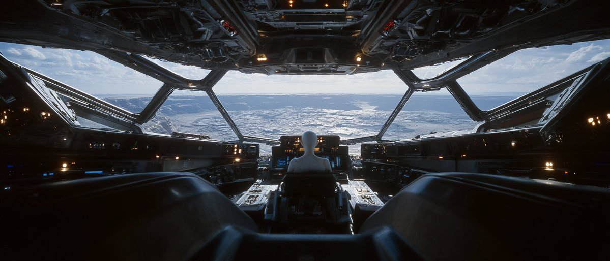 More tests with Midjourney V8 alpha with a more complex scene...