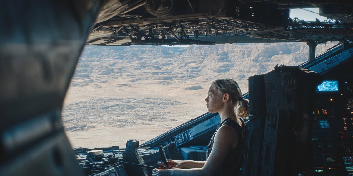 More tests with Midjourney V8 alpha with a more complex scene...