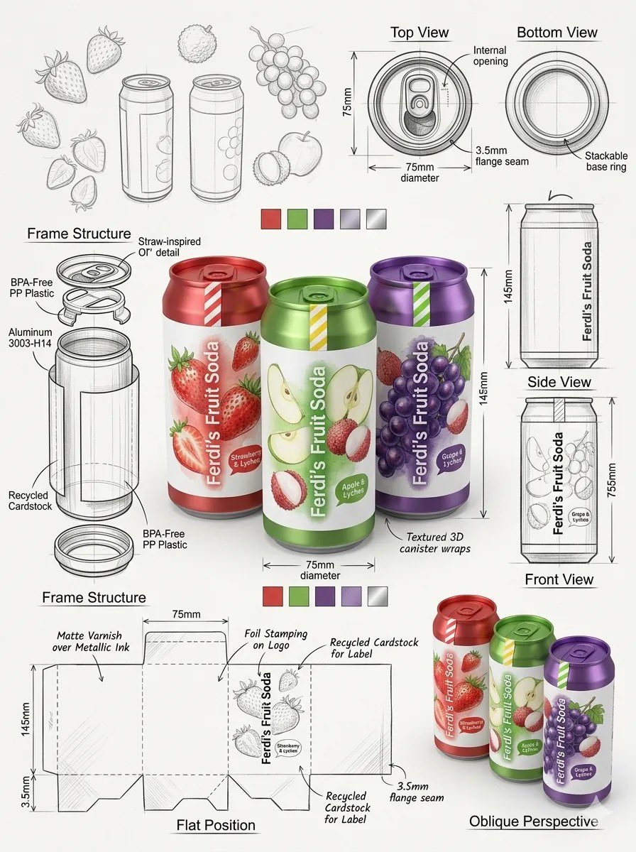 Using the attached image, create an illustration sheet of pro...