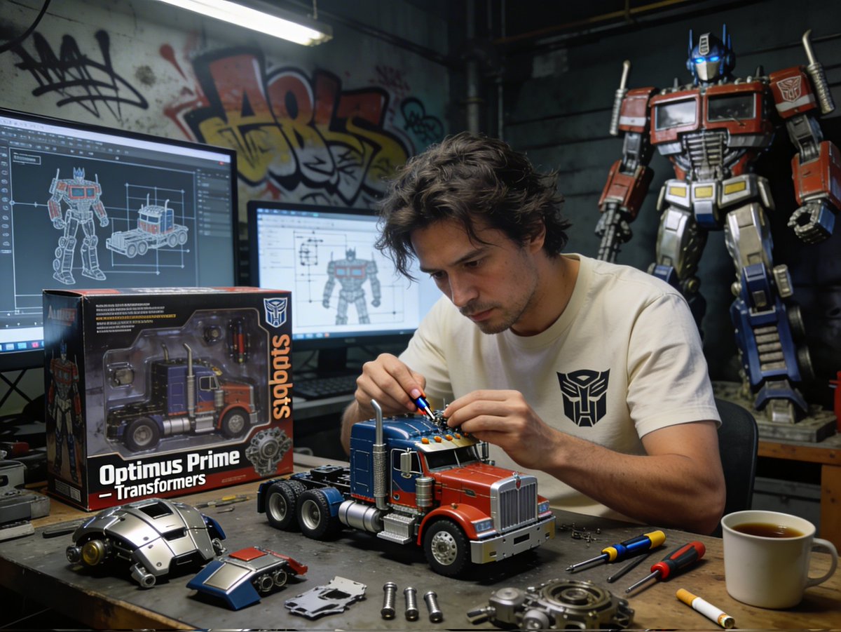 "title": "Optimus Prime Toy Assembly Workshop",