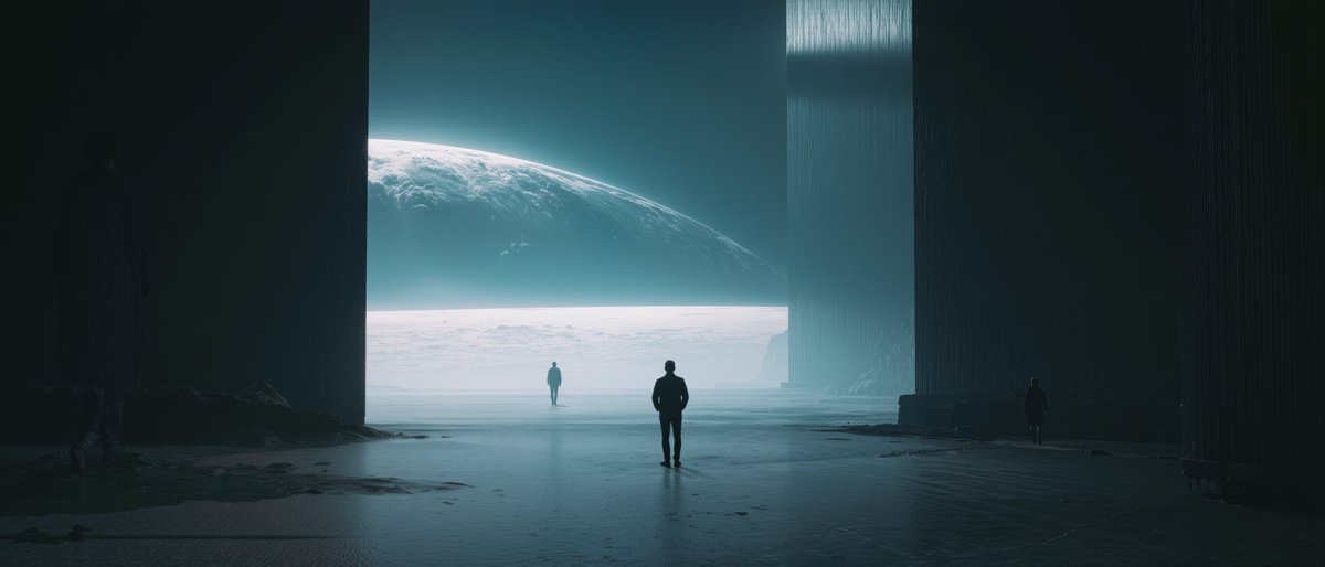 Twilight hours on the other planet