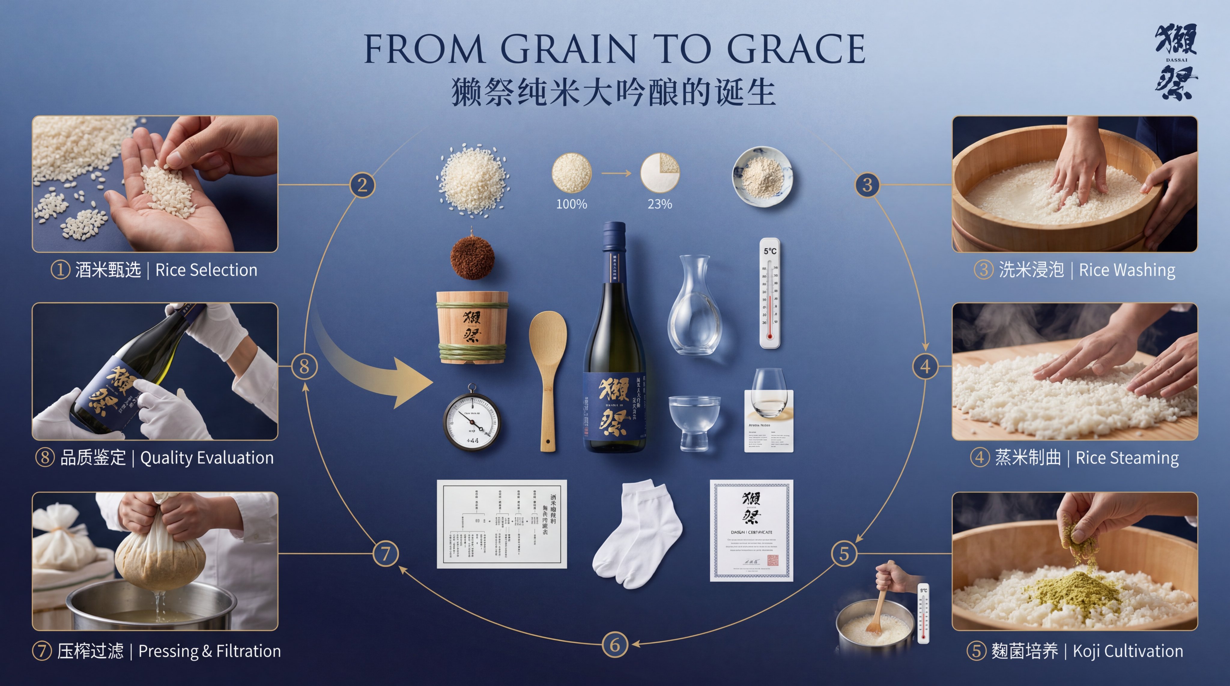 品牌全流程信息图设计：完整旅程叙事与工艺呈现