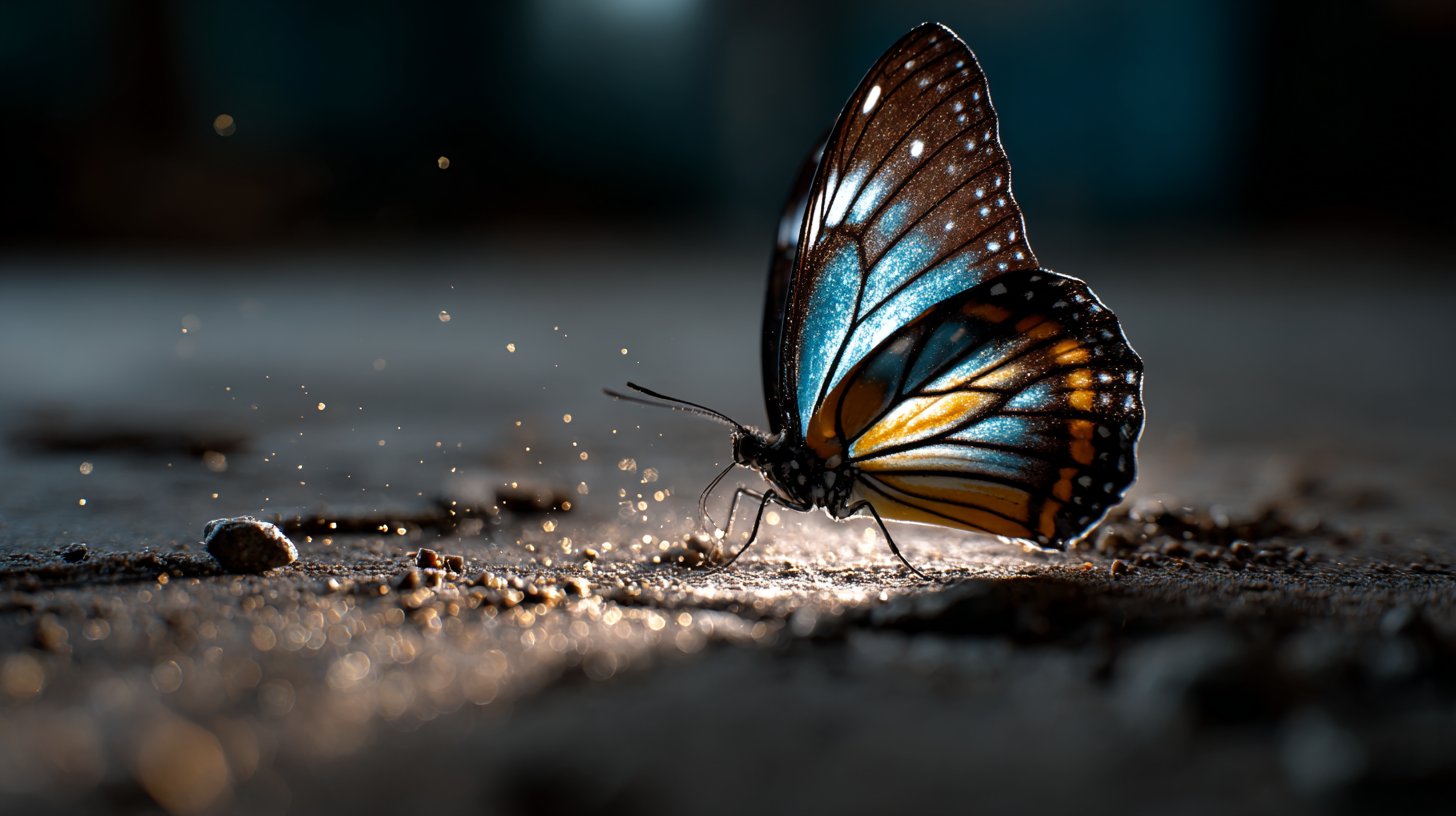 Midjourney V7人像拍摄提示:动态动物微距与电影光影