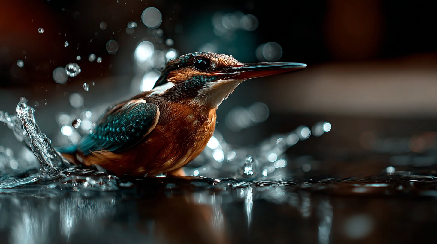 Midjourney V7人像拍摄提示:动态动物微距与电影光影