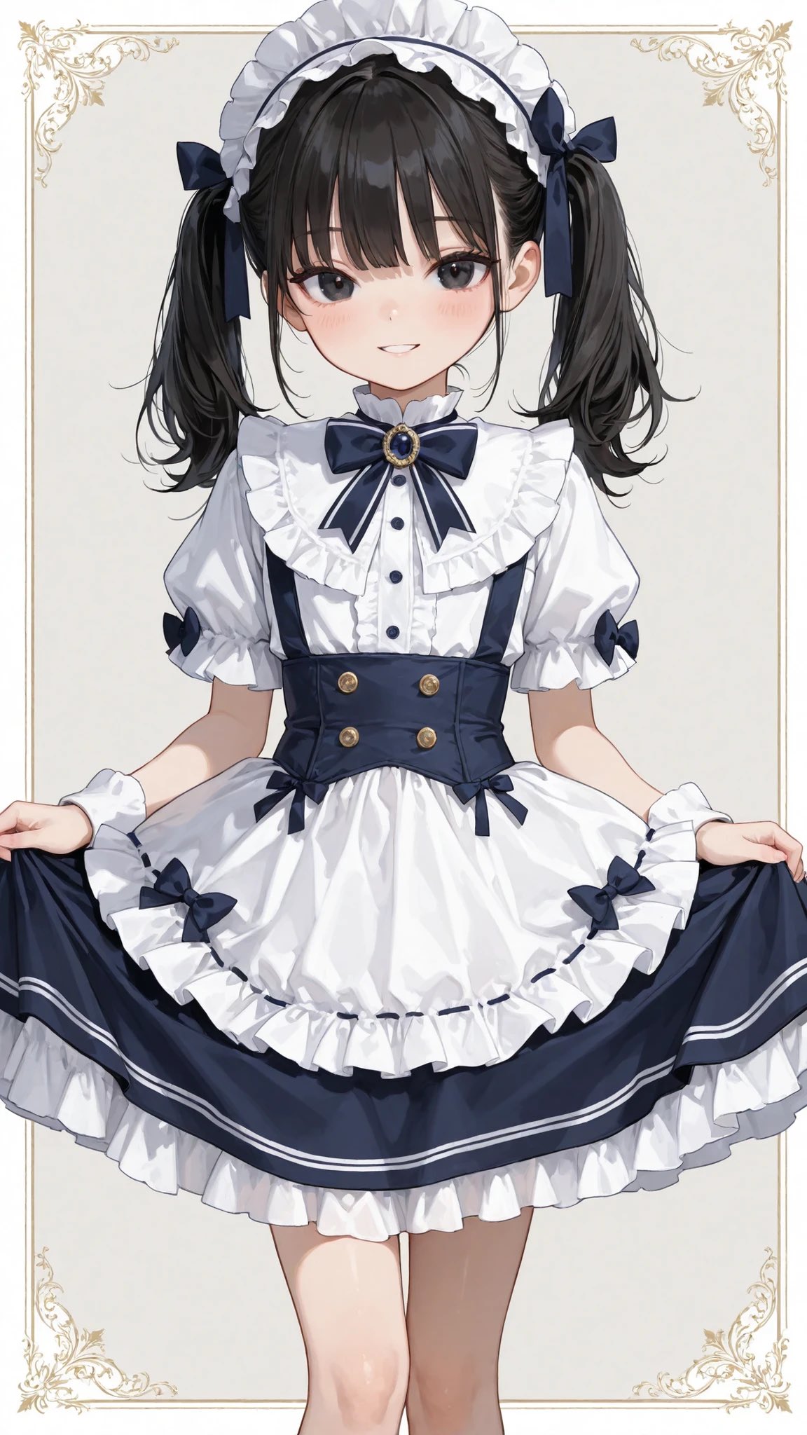 经典洛丽塔白衬衫连衣搭配