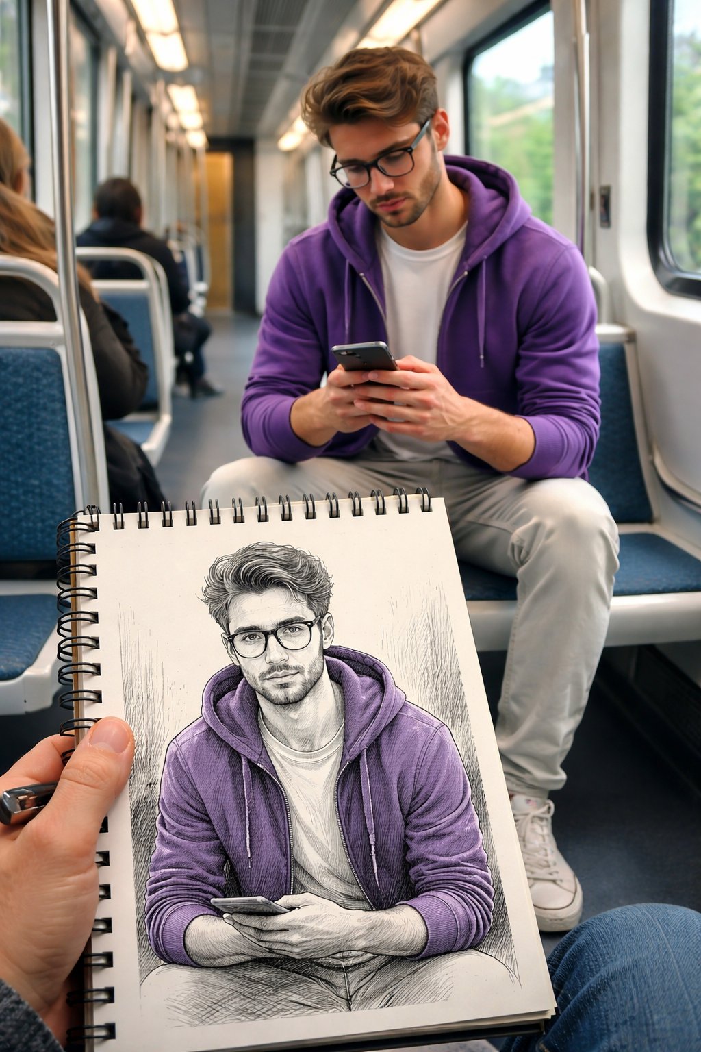 地铁第一人称写实图生成