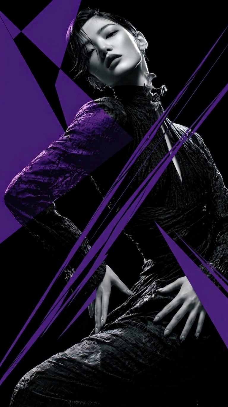 黑白结构礼服几何硬光效果