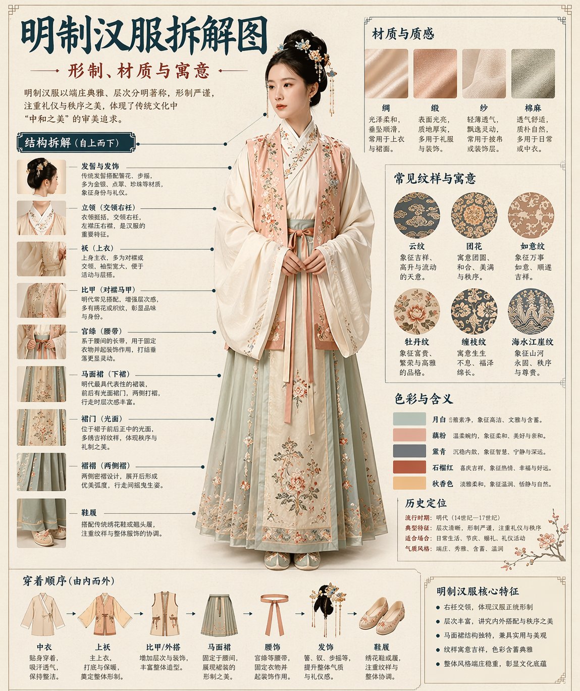 GPT-Image-2汉服拆解信息图模板