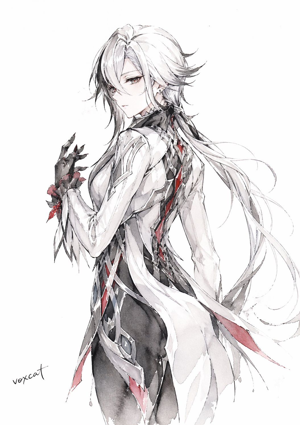 用书写感笔触生成东方线稿插画