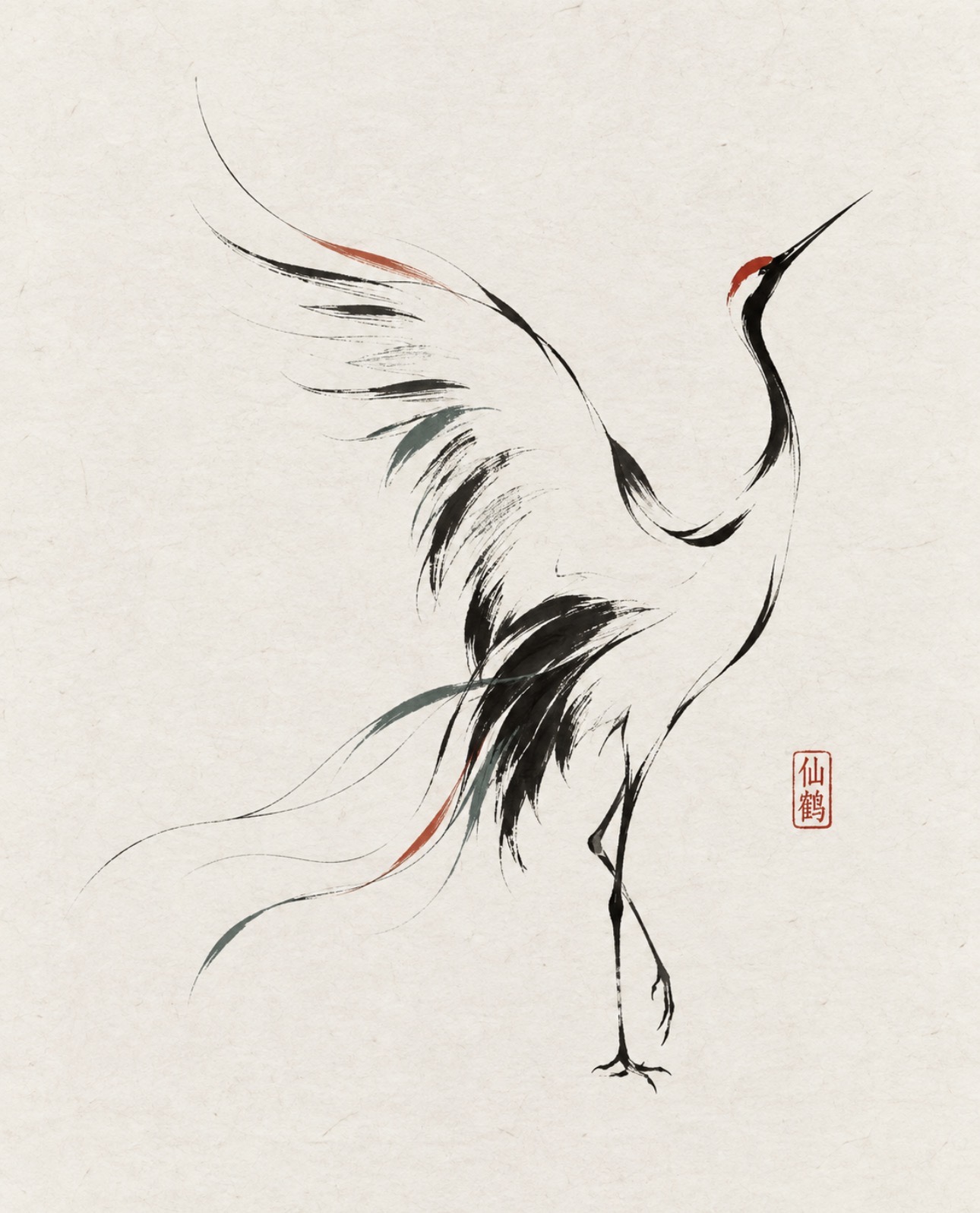 使用ChatGPT image2.5将人物照片抽象成东方水墨线条海报